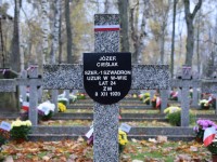 2020.11.06 Uroczystość na cmentarzu Powązki Wojskowe w kwaterze żołnierzy poległych w wojnie polsko-bolszewickiej w 1920 r.
