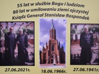 2021.06.27 Jubileusz urodzin i kapłaństwa ks. Stanisława Rospondka